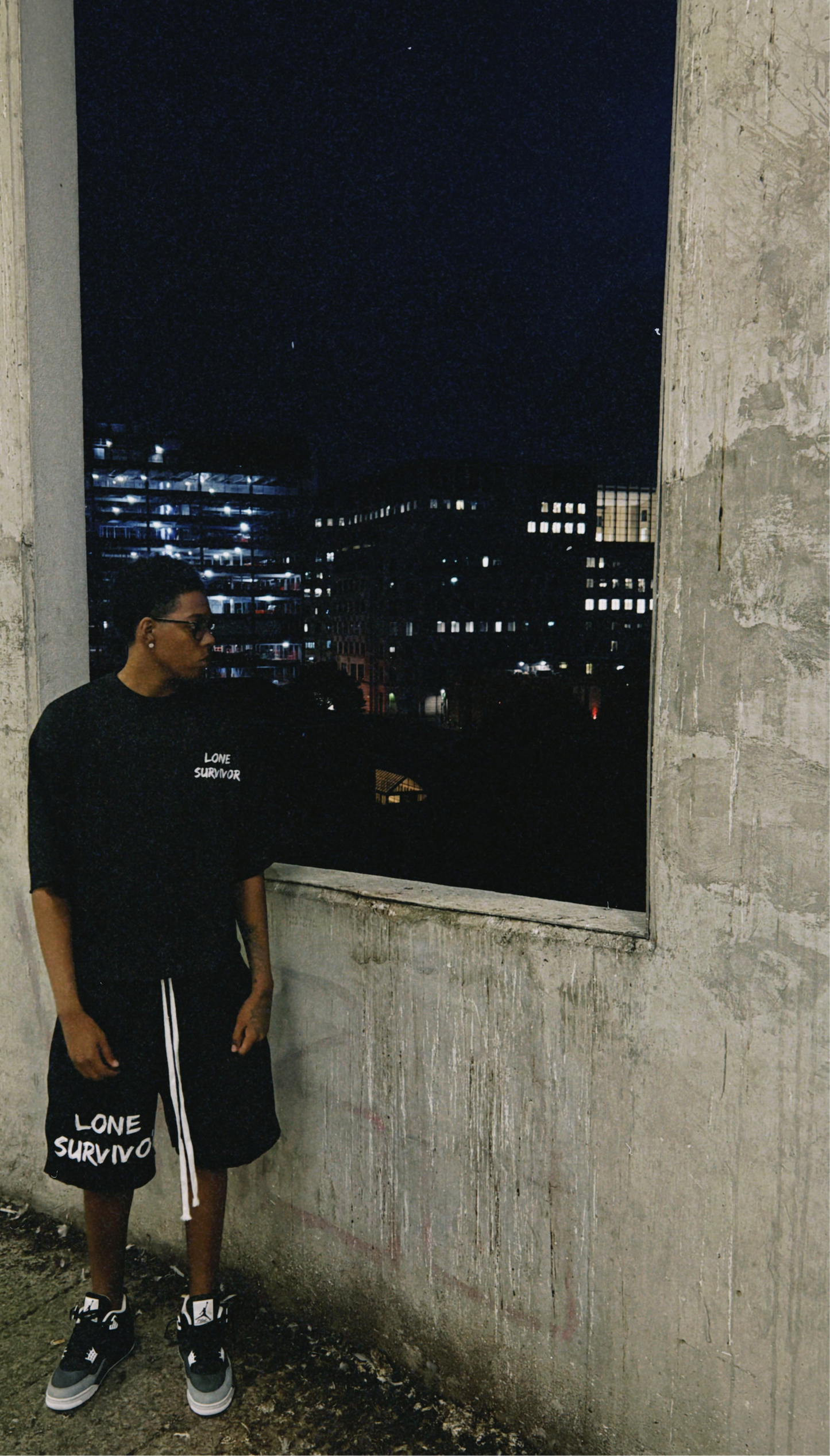 Lone survivor black shorts